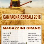 manifesti grano 2018 con Magazzini di stoccaggio